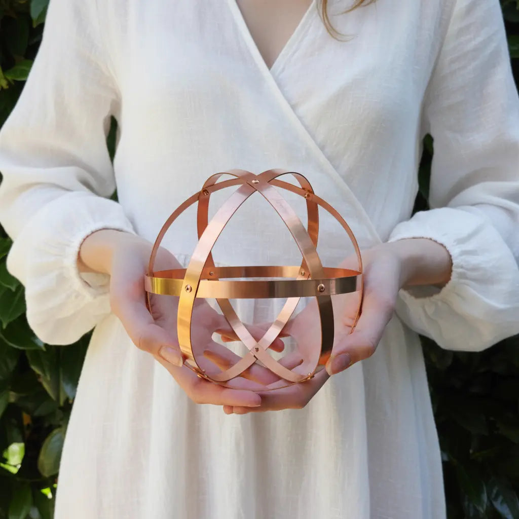 Genesa Crystal in rame puro 16 cm — Anima Genesa System™